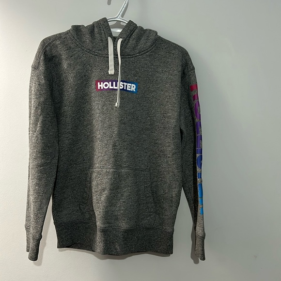 HOLLISTER Hoodie Gray - Picture 2 of 5
